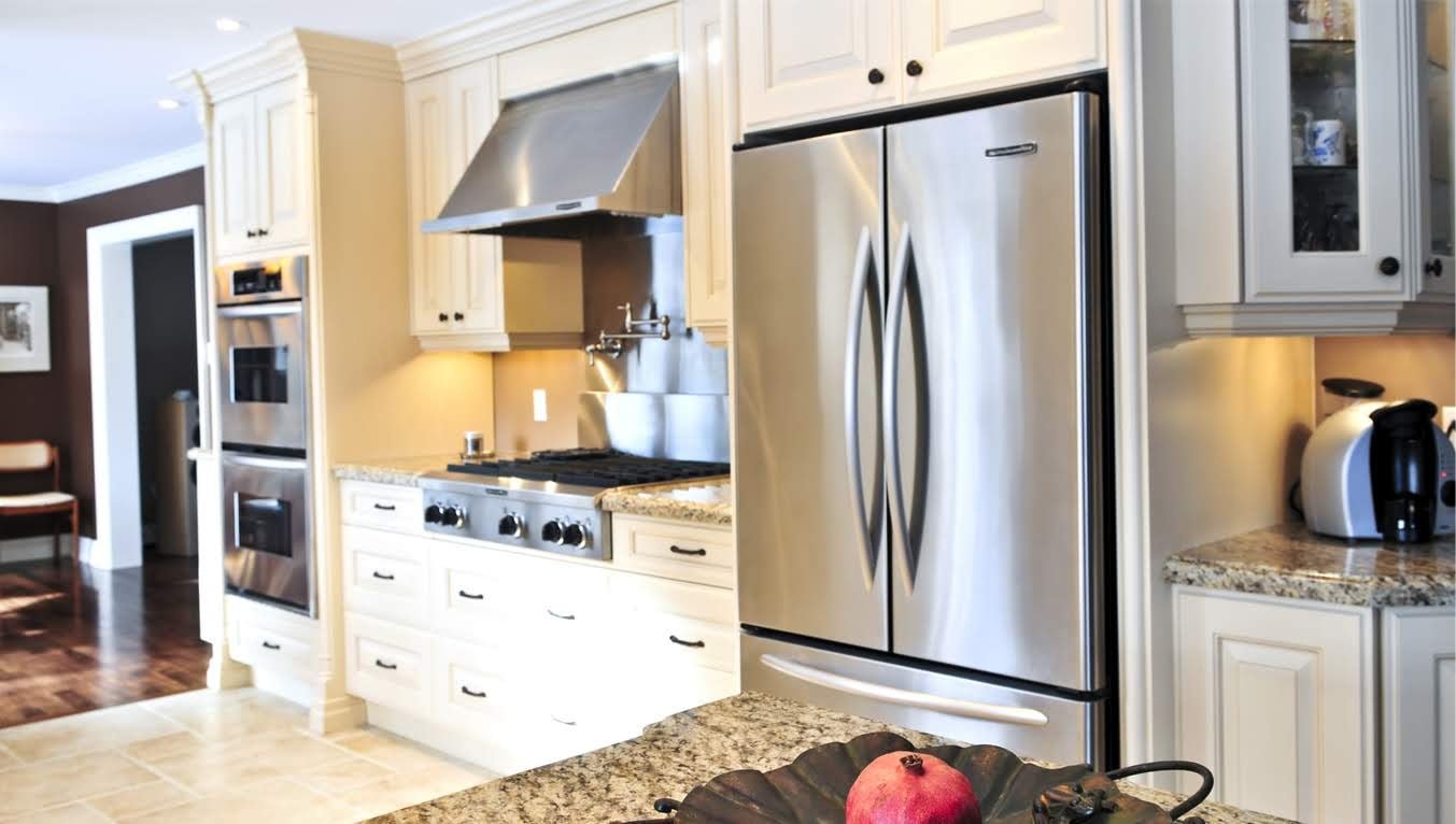 a kitchen with professionally installed appliances