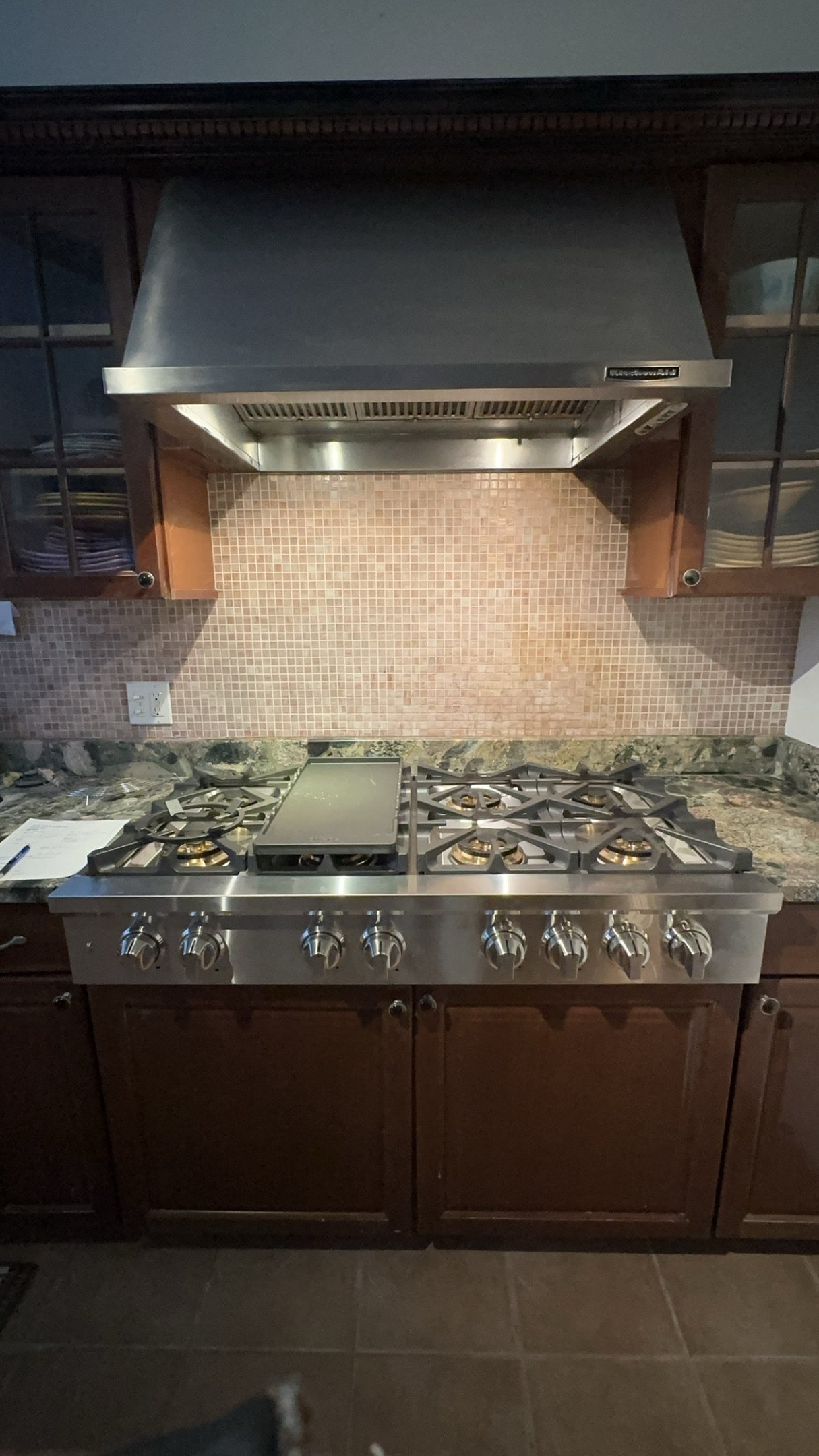 gas cooktop installation