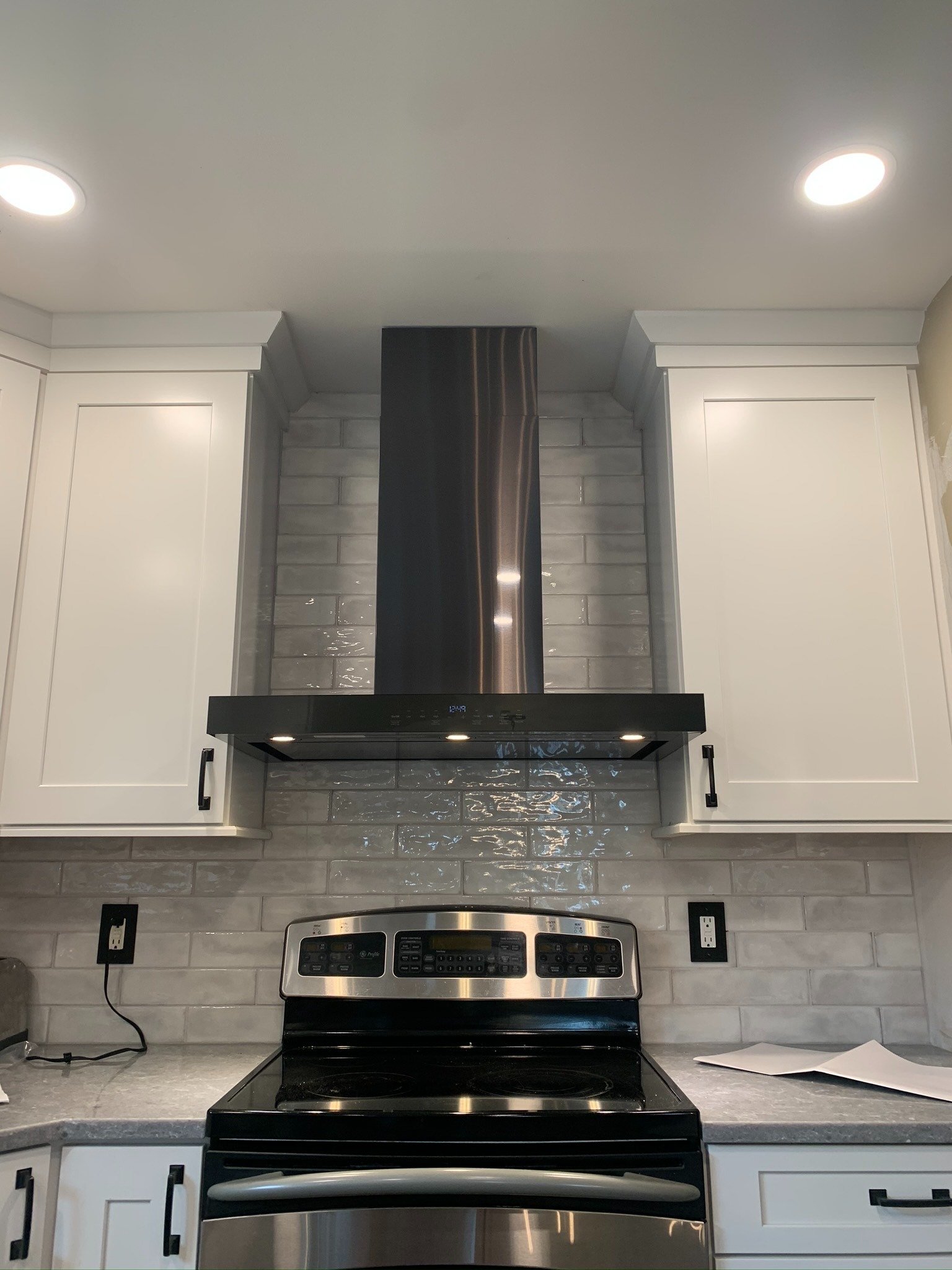 digital wall mount chimney hood